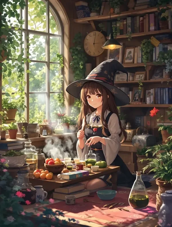 不想飞的魔女 - 樱花动漫里番轻小说改编封面